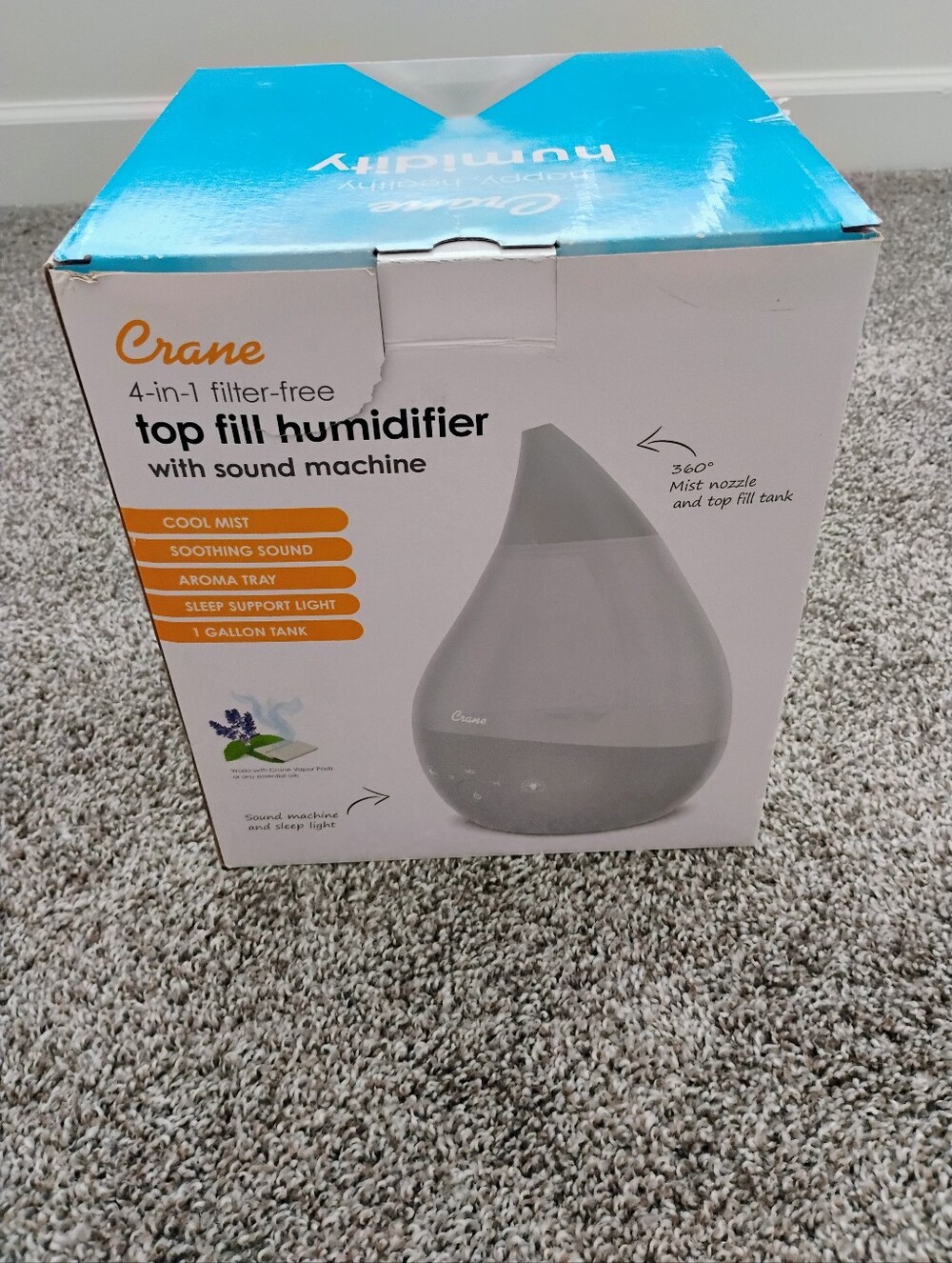 Crane Top Fill Humidifier